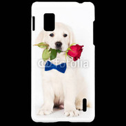 Coque LG Optimus G Chiot gentleman