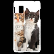 Coque LG Optimus G Duo de chatons