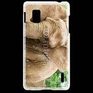 Coque LG Optimus G Elephant d'Afrique