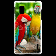 Coque LG Optimus G Couple de perroquets