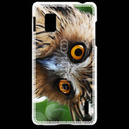 Coque LG Optimus G Tête de chouette