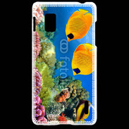 Coque LG Optimus G Poisson jaune