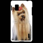 Coque LG Optimus G Yorkie de face