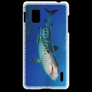 Coque LG Optimus G Requin tigre