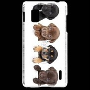 Coque LG Optimus G Alignement de petits chiens