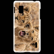Coque LG Optimus G Lionceaux