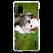 Coque LG Optimus G Chiot bulldog anglais 3