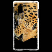 Coque LG Optimus G Tête de léopard 2