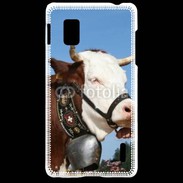 Coque LG Optimus G Vache de race Abondance Savoie