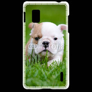 Coque LG Optimus G Petit Bulldog anglais