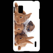 Coque LG Optimus G Gardien de lapins