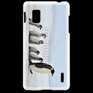 Coque LG Optimus G Famille de Pingouin Empereur
