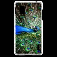 Coque LG Optimus G Paon faisant la roue
