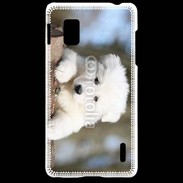 Coque LG Optimus G Chiot berger blanc suisse