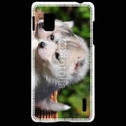 Coque LG Optimus G Chiot Husky de Sibérie 3