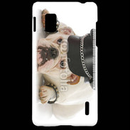 Coque LG Optimus G Bulldog village people