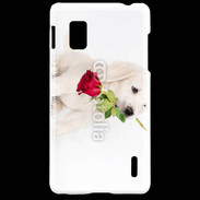 Coque LG Optimus G Chiot Golden retriever 2