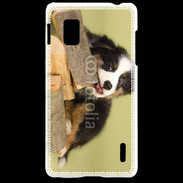 Coque LG Optimus G Chiot bucheron