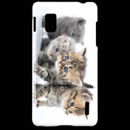 Coque LG Optimus G Groupe de chatons 7