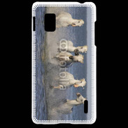 Coque LG Optimus G Chevaux de Camargue 1