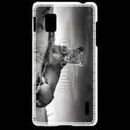Coque LG Optimus G Lionne sur une dune