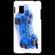 Coque LG Optimus G Manette de jeux bleue