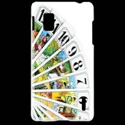 Coque LG Optimus G Cartes de tarot sur fond blanc