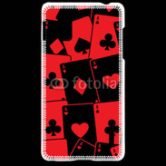 Coque LG Optimus G Cartes rouges et noires 5