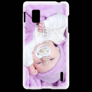 Coque LG Optimus G Amour de bébé en violet