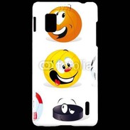 Coque LG Optimus G Sourires de ballons