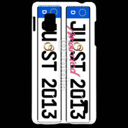 Coque LG Optimus G Plaque Just maried