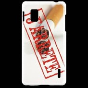 Coque LG Optimus G J'arrête de fumer
