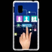 Coque LG Optimus G Réseau social