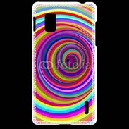 Coque LG Optimus G Fond Hypnotique 