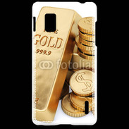 Coque LG Optimus G Lingot et pièces d'or