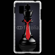 Coque LG Optimus G Pièce d'échec avec cravatte