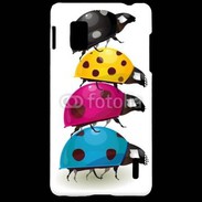 Coque LG Optimus G Pile de coccinelles