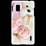 Coque LG Optimus G Sourire de bébé en rose