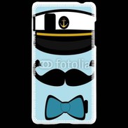 Coque LG Optimus G Moustache commandant
