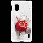 Coque LG Optimus G Rats gourmands