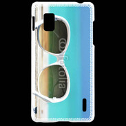 Coque LG Optimus G Lunette de soleil sur la plage