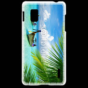 Coque LG Optimus G Plage tropicale
