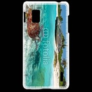Coque LG Optimus G Belle plage avec tortue
