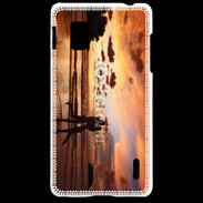 Coque LG Optimus G Couple romantique sur la plage 2