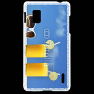 Coque LG Optimus G Jus d'orange sur la plage