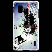 Coque LG Optimus G Graffiti Ski