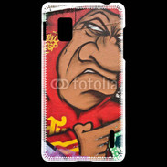 Coque LG Optimus G Graffiti personnage antipathique