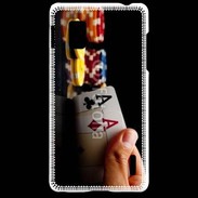 Coque LG Optimus G Poker paire d'as