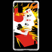 Coque LG Optimus G Cartes et feu