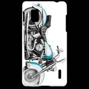 Coque LG Optimus G Vintage moto Harley